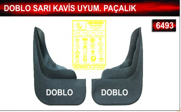 Doblo Saarı Kavis Uyumlu Paçalık Çamurluk Tozluk ürün görseli 1