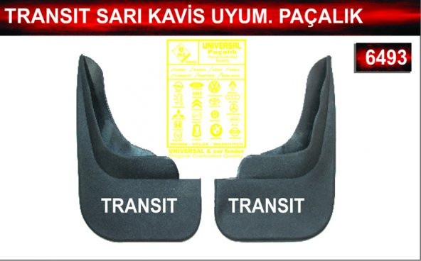 Transit Sarı Kavisli Uyumlu Paçalık Çamurluk Tozluk ürün görseli 1