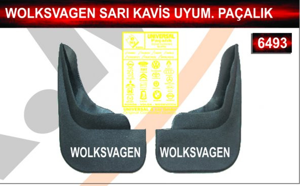 Wolksvagen Sarı Kavis Uyumu Paçalık Çamurluk Tozluk ürün görseli 1
