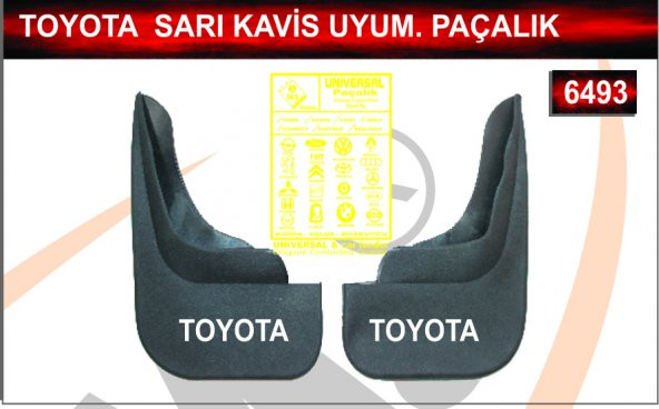 Toyota Sarı Kavis Uyumluluk Paçalık Çamurluk Tozluk ürün görseli 1