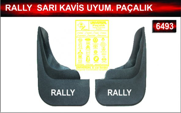 Rally Sarı Kavis Uyumlu Paçalık Çamurluk Tozluk ürün görseli 1