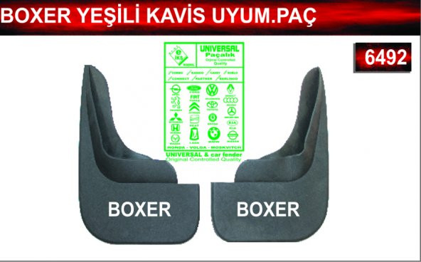 Boxer Yeşili Kavis Uyumlu Paçalık Çamurluk Tozluk ürün görseli 1