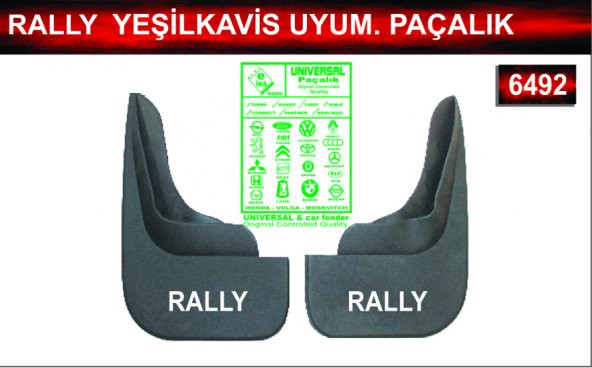 Rally YeşilKavis Uyumuluk Paçalık Çamurluk Tozluk ürün görseli 1
