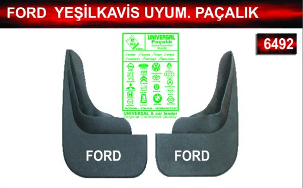 Ford Yeşilkavis Uyumlu Paçalık Çamurluk Tozluk ürün görseli 1