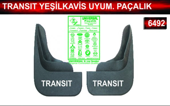 Transit Yeşilkavis Uyumlu Paçalık Çamurluk Tozluk ürün görseli 1
