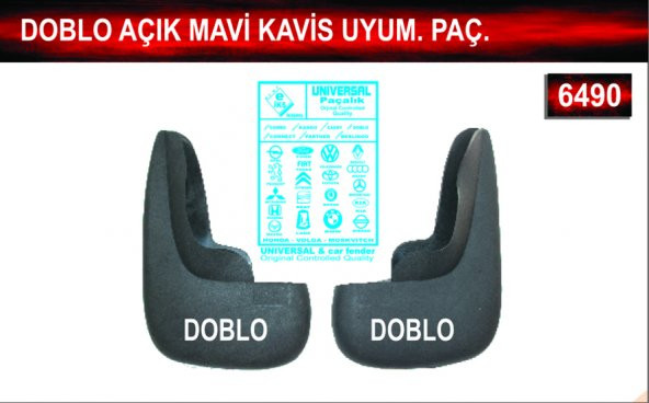 Doblo Açık Mavi Kavis Uyumlu Paçalık Çamurluk Tozluk ürün görseli 1