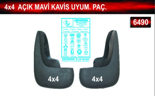 4*4 Açık Mavi Kavis Uyumlu Paçalık Çamurluk Tozluk ürün görseli 1
