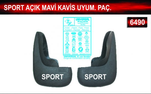 Sport Açık Mavi Kavis Uyumlu Paçalık Çamurluk Tozluk ürün görseli 1