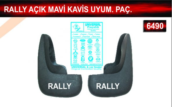 Rally Açık Mavi Kavis Uyumlu Paçalık Çamurluk Tozluk ürün görseli 1
