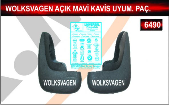 Wolksvagen Açık Mavi Kavis Uyumlu Paçalık Çamurluk Tozluk ürün görseli 1