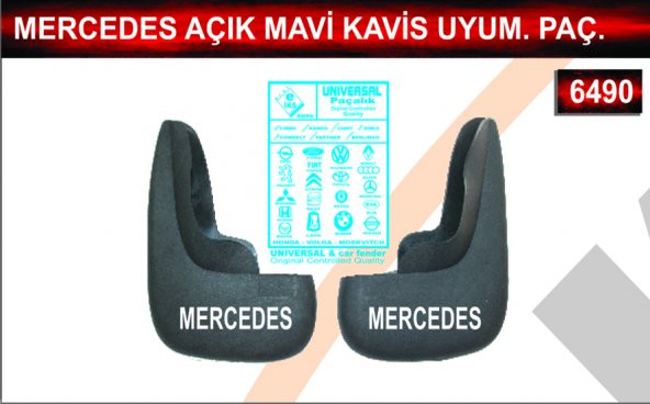 Mercedes Açık Mavi Kavis Uyumlu Araç Paçalık Çamurluk Tozluk ürün görseli 1