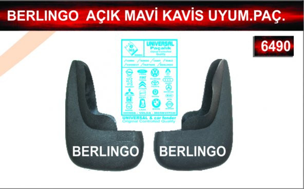 Berlingo Açık Mavi Kavis Uyumlu Paçalık Çamurluk Tozluk ürün görseli 1