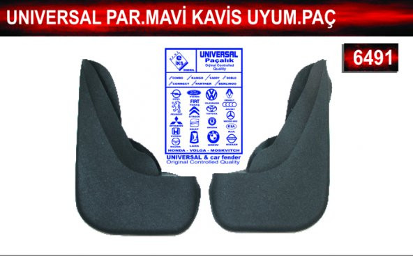 Universal Paçalık Mavi Kavis Uyumu Paçalık Çamurluk Tozluk ürün görseli 1