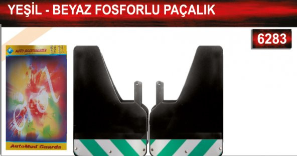 Yeşil-Beyaz Fosforlu Paçalık Çamurluk Tozluk ürün görseli 1