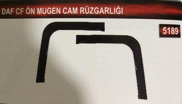 DAF CF Ön Mugen(2Lİ)Cam Rüzgarlık Seti ürün görseli 1