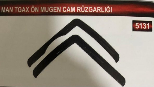 Man Tgax Ön Mugen(2li) Cam Rüzgarlık Seti ürün görseli 1