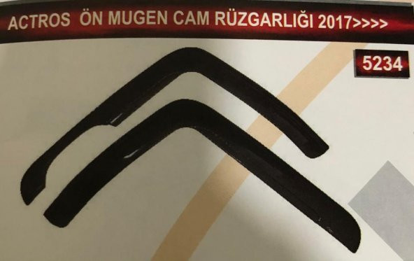 Mercedes Actros Ön Mugen(2li) Cam Rüzgarlık Seti ürün görseli 1