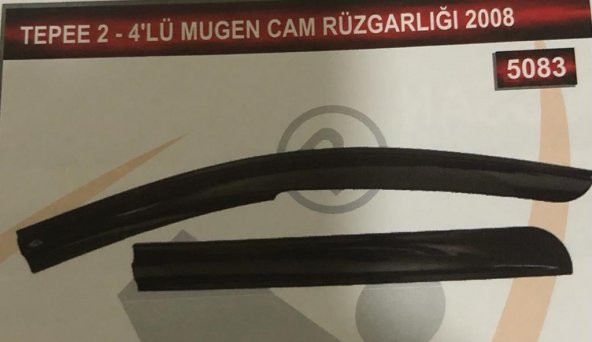 Peugeot Tepee2 4lü Mugen Cam Rüzgarlık Seti ürün görseli 1
