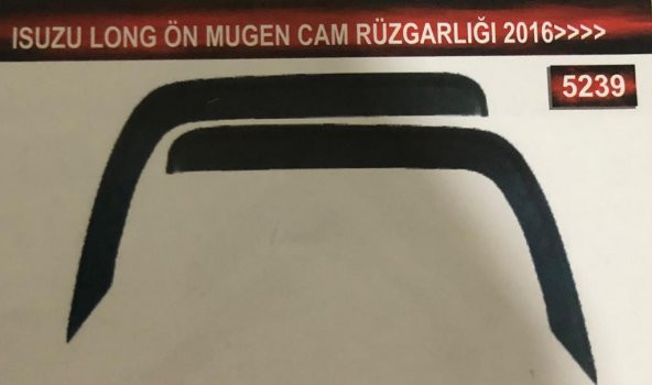 Isuzu Long Ön Mugen(2li) Cam Rüzgarlık Seti ürün görseli 1