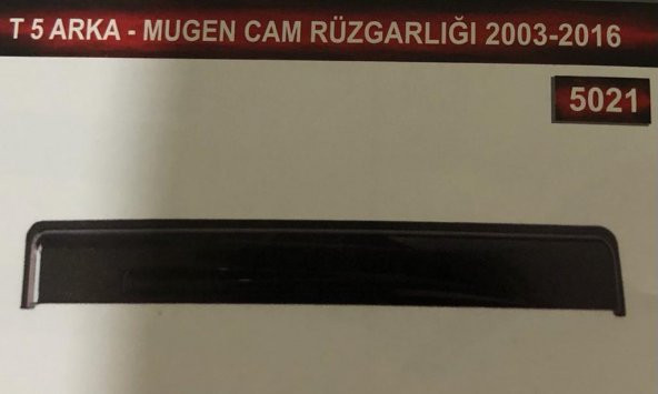 Volkswagen T-5 Arka Mugen Cam Rüzgarlık Seti ürün görseli 1