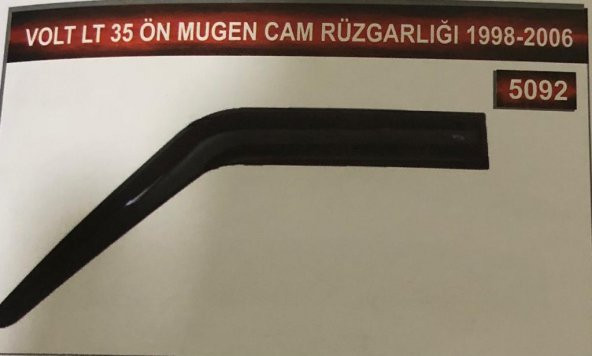 Volkswagen Volt Lt 35 Ön Mugen Cam Rüzgarlık Seti ürün görseli 1