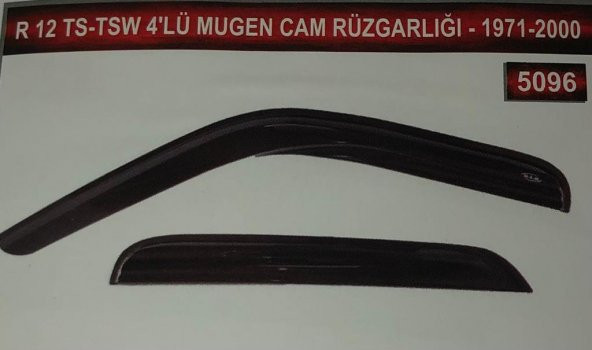 Renault 12 TS- 4lü Mugen Cam Rüzgarlık Seti ürün görseli 1