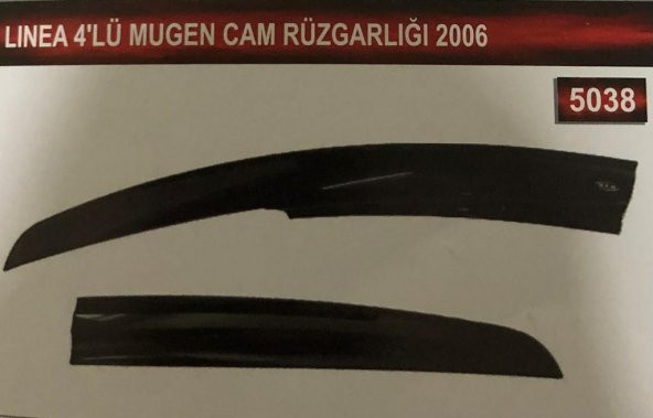 Linea 4lü Mugen Cam Rüzgarlık Seti - Resim 2