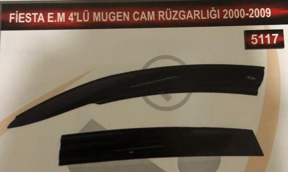 Fiesta Eski Model4lü Mugen Cam Rüzgarlık Seti - Resim 3