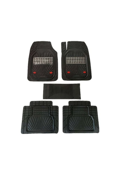 Autofab Skoda Rapid Hatchback -2013 Negro Karbon Oto Paspas ürün görseli 1