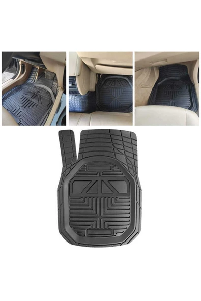 HLP Ford C-max 2005-2010 3d Zebra Siyah Universal Paspas ürün görseli 1