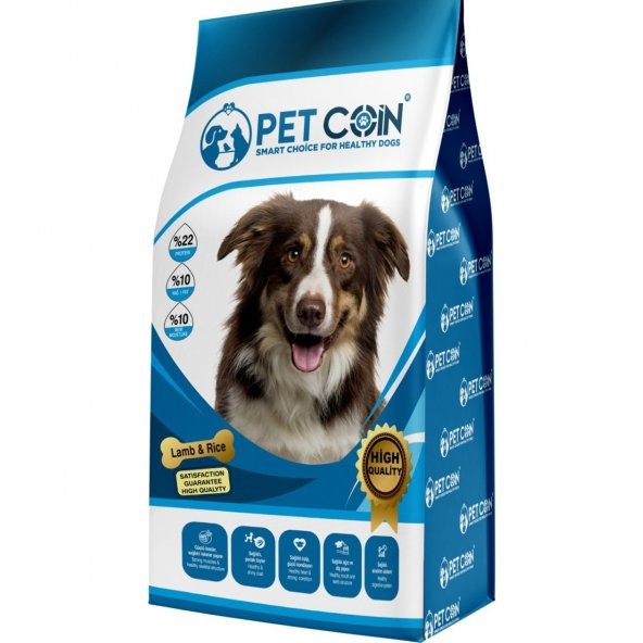 PETCOİN KUZU ETLİ KÖPEK MAMASI 15 KG ürün görseli 1
