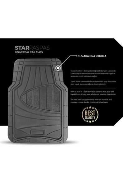 Gold Oto Aksesuar Skoda Octavia A7 2013-2015 3d Boston Zebra Oto Paspas ürün görseli 1
