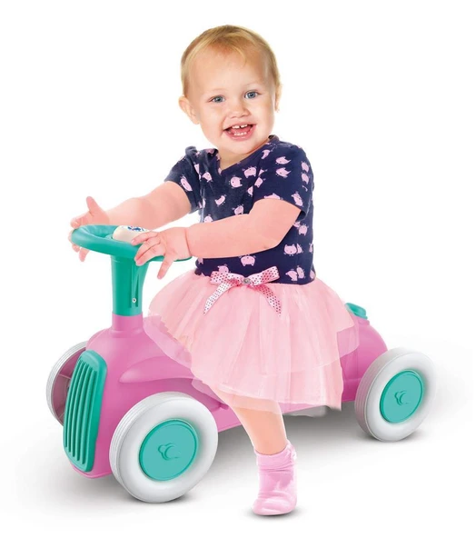 Baby Clementoni Ilk Klasik Arabam Pembe 17455 - Resim 4
