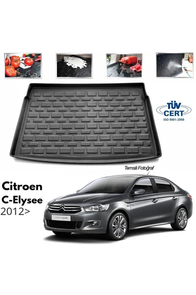 Leader Citroen C-elysee Bagaj Havuzu Paspası ürün görseli 1