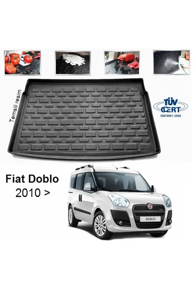 Leader Fiat Doblo Bagaj Havuzu Paspası 2010 Sonrası ürün görseli 1