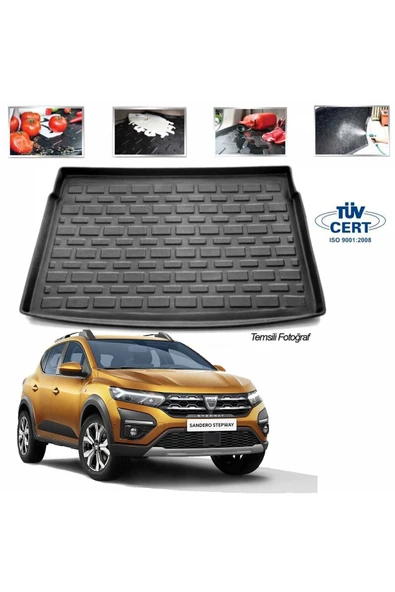 Leader Dacia Sandero Stepway Bagaj Havuzu Paspası 2021 Sonrası ürün görseli 1