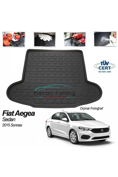 Leader Fiat Egea Sedan Bagaj Havuzu Paspası ürün görseli 1