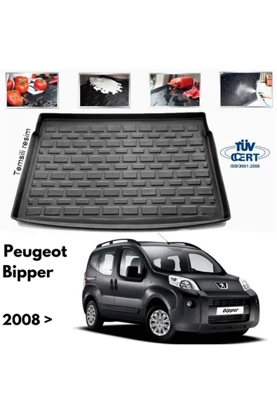 Leader Peugeot Bipper Bagaj Havuzu Paspası ürün görseli 1