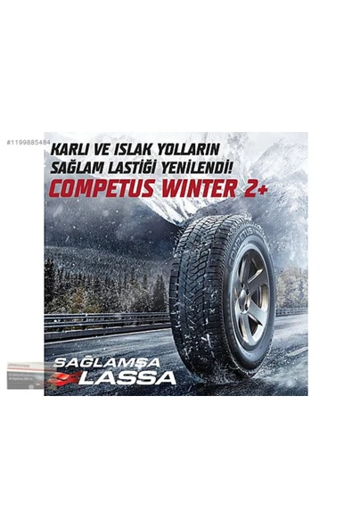 Lassa 225/65R17 106H Xl M+S Sfm Competus Wınter 2+ (4X4-Suv) Kış Lastiği (Üretim Yılı:2023) ürün görseli 1