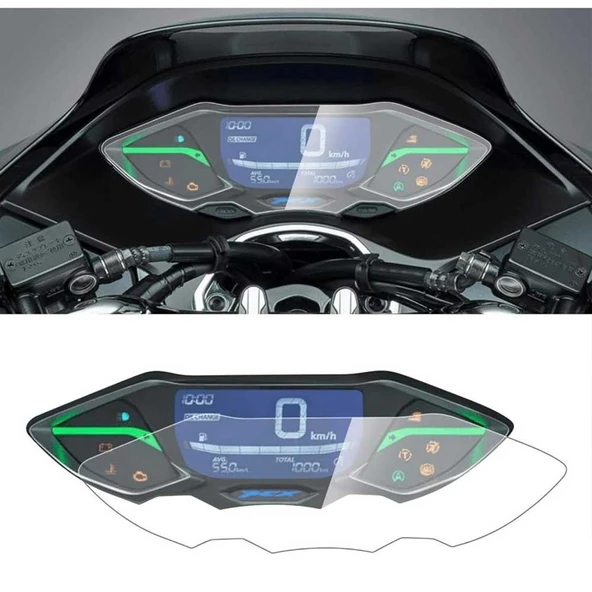 Honda Pcx Gösterge Ekran Koruyucu Nano Şeffaf 2021 2025 Arası ürün görseli 1