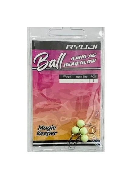 Ryuji Ball Ajing Glow JigHead İğne  1 Gr NO:10 ürün görseli 1