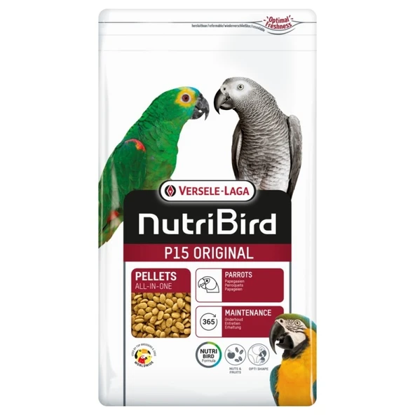 Versele Laga Nutrıbırd P15 Orıgınal Papağan Pelet Yem 1kg ürün görseli 1