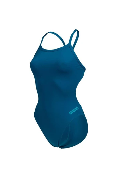 ARENA Women's Team Swimsuit Challange Solid/blue Cosmo ürün görseli 1