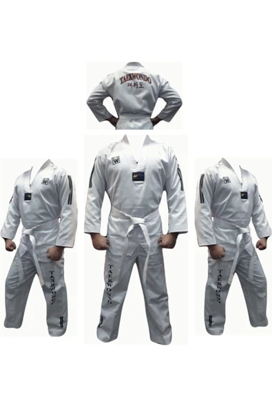 whiteface Taekwondo Elbisesi & Çocuk Ve Yetişkin Beyaz Yaka ürün görseli 1