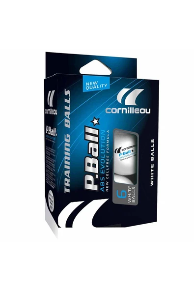 Cornilleau P-ball Abs Evolution 1 Yıldız 6lı Masa Tenisi Topu ürün görseli 1