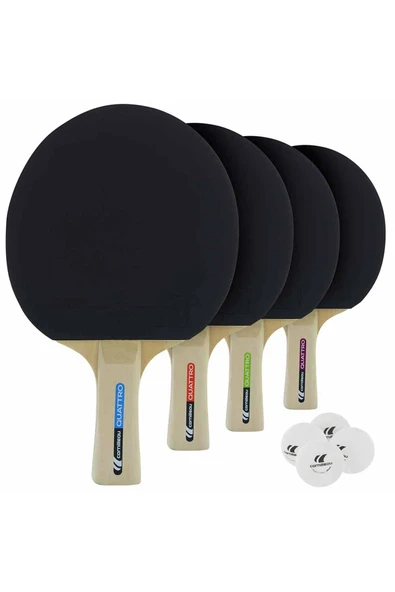 Cornilleau Sport Pack Quattro Ittf Onaylı Masa Tenisi 4 Raket + 4 Top Set ürün görseli 1