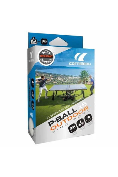 Cornilleau P-ball Outdoor 6lı Masa Tenisi Topu ürün görseli 1