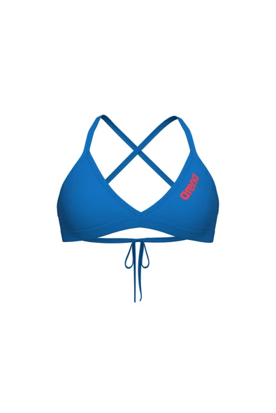 ARENA WOMEN'S TEAM SWIM TOP TIE BACK SOLID BİKİNİ ÜSTÜ ürün görseli 1