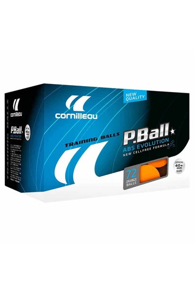 Cornilleau P-ball Abs Evolution 1 Yıldız 72 Li Masa Tenisi Topu Turuncu ürün görseli 1