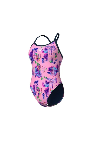 ARENA Women's Rose Texture Swımsuıt Xcross Back/ M ürün görseli 1